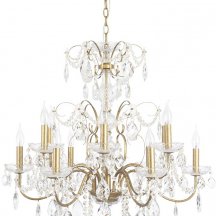 Подвесная люстра Crystal Lux Odelis SP12 Gold