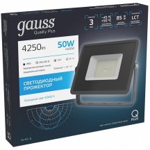 Прожектор светодиодный Gauss Qplus 50W 6500К 690511350