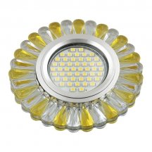 Встраиваемый светильник Fametto Luciole DLS-L145 Gu5.3 Glassy/Gold