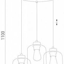 Подвесной светильник TK Lighting Marco 3325 Marco Green