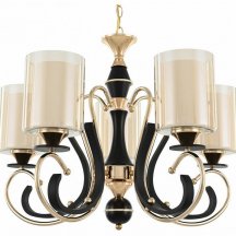 Подвесная люстра Florentia-2237 302237/5 Bk/Gd