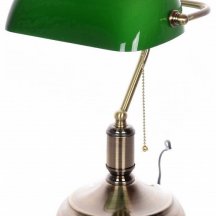 Офисная настольная лампа Lumina Deco Banker LDT 305 GR