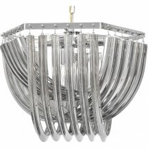 Подвесная люстра Lumina Deco Boscone LDP 7044-550 CHR+GY