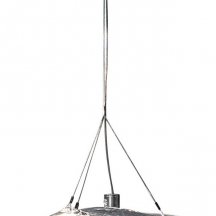 Подвесной светильник DeLight Collection Manta 2049P/D250 silver/clear