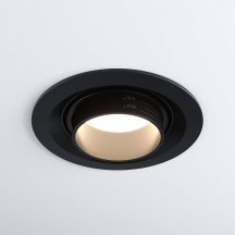 Встраиваемый светодиодный светильник Elektrostandard 9919 LED 10W 4200K черный a052458