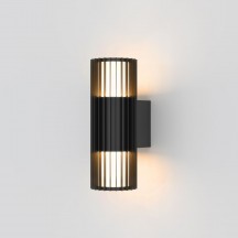 Уличный настенный светодиодный cветильник Elektrostandard Entero (35189/W) 3000K черный a072082