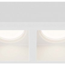 Встраиваемый светильник Maytoni Technical Gyps Modern DL131-GU10-02-W