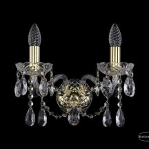 Бра для спальни Bohemia Ivele Crystal 1413 1413B/2/141/G