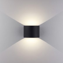 Уличный настенный светодиодный светильник Elektrostandard 1518 Techno LED Blade черный 4690389108938