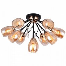 Китайская люстра Illumico  IL1284-10CPA-29 BK GD