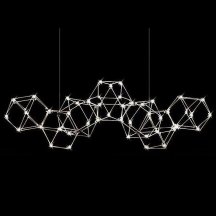 Подвесная люстра O-LUCE Bjork в линию без вставок 10964-2