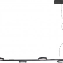 Подвесная светодиодная люстра Crystal Lux CLT 027C4 L1000 BL