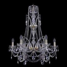 Элитная подвесная люстра Bohemia Ivele Crystal 1411 1411/6/240/XL-83/G