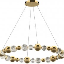 Подвесной светильник DeLight Collection Elliot Diamante MD21001002-1F gold