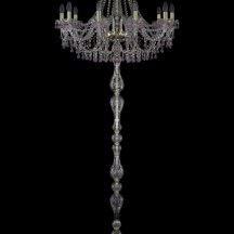 Торшер со столиком Bohemia Ivele Crystal 1410 1410T1/10/300-210/G/V7010