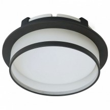 Светильник встраиваемый Feron DL700  потолочный GX70 черный круг 51094