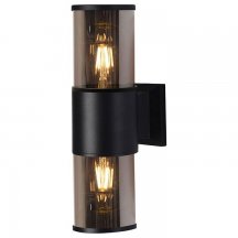 Светильник садово-парковый Feron DH1302, на стену вверх/вниз,  E27 230V, черный 51331