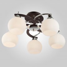 Люстра для натяжных потолков Eurosvet 9654 9654/5 хром/венге