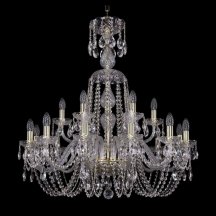 Элитная люстра Bohemia Ivele Crystal 1402 1402/12+6/300/XL-90/G