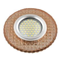 Встраиваемый светильник Fametto Luciole DLS-L143 Gu5.3 Glassy/Light Tea