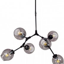Подвесная люстра DeLight Collection Bubble 7058/6 black/smoky