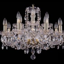 Люстра в гостиную Bohemia Ivele Crystal 1402 1402/8+4/195/G