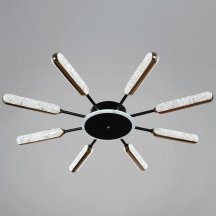 Потолочная светодиодная люстра Reluce 08290-0.3-08 BK+GD