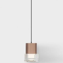 Подвесной светодиодный светильник Italline IT014-0203 rose gold