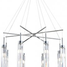 Элитная подвесная люстра Newport 4520 4524+4/S chrome
