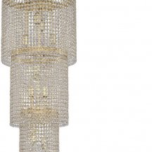 Люстра для натяжных потолков Bohemia Ivele Crystal 8330 83301/40IV-100 G