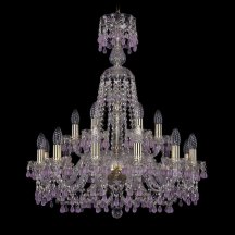 Люстра для гостиной Bohemia Ivele Crystal 1410 1410/12+6/240/XL-80/G/V7010