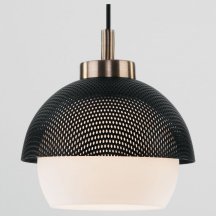 Кухонный подвесной светильник Eurosvet Nocciola 50106/1 античная бронза/черный