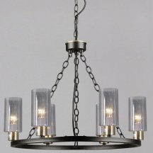 Подвесная люстра Reluce 03637-0.4-06 BK+COP
