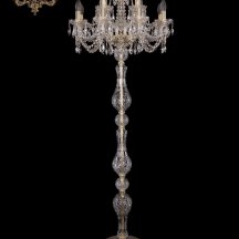 Торшер из хрусталя ArtClassic 13.11 13.11.8+4.195.h-165.Gd.Sp