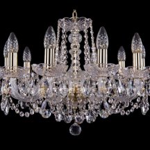 Люстра в гостиную Bohemia Ivele Crystal 1402 1402/10/195/G