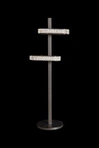 Настольная лампа Theona LE7701/2T Grey/Black Chrome