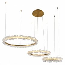 Подвесная светодиодная люстра Kink Light Лаура 08246,36PA(4000K)