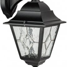 Настенный фонарь уличный Oasis Light QUADRO M lead GLASS 79902MlgW/04 Bl