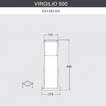 Наземный светильник Fumagalli Virgilio DS3.563.000.WYF1R