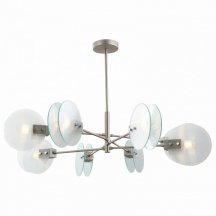 Потолочная люстра iLamp Panorama 15598-8 SN+CL
