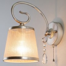 Настенный светильник классика Eurosvet Liona 60065/1 серебро