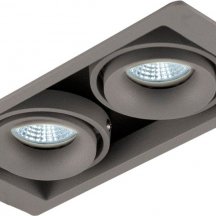 Точечный светильник Lumme DL18615/02WW-SQ Silver Grey/Black