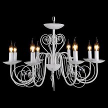 Люстра для натяжного потолка Eurosvet 60018 60018/8 белый с золотом