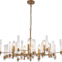 Подвесная люстра Indigo Favara 11040/7P Brass V000461