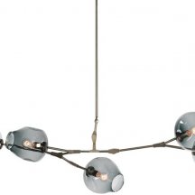 Подвесная люстра DeLight Collection Bubble KG0579P-5 smoky