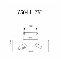Светодиодный спот Moderli Right V5044-2WL