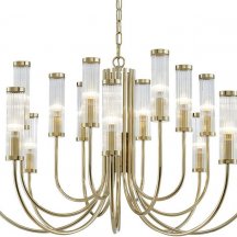 Элитная люстра Newport 4550 4558+4+4/C gold