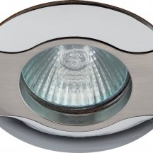 Встраиваемый светильник ЭРА Литой KL18 SN/CH