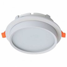 Светильник встраиваемый Feron DL704 потолочный GX70 белый круг IP44 51105