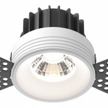Точечный светильник Maytoni Round DL058-12W4K-TRS-W